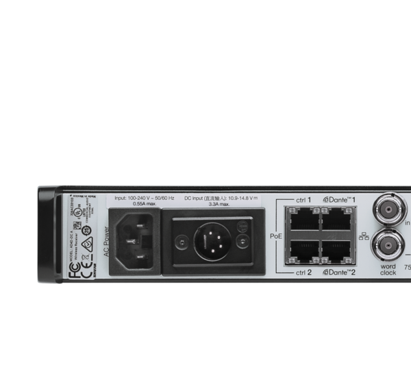 QUAD CHANNEL RECEIVER WITH REDUNDANT DC POWER-INPUT MODIFICATION, 606-810 MHZ